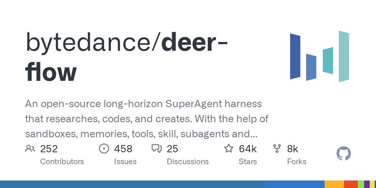 Deer-flow：字节跳动开源的长时程 AI Agent 框架